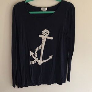 Old Navy Anchor Sweater, XL, Light Weight